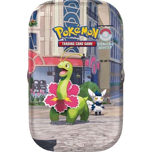 Lumiose City - Mini Tin - Meganium & Meowstic - Pokemon kort